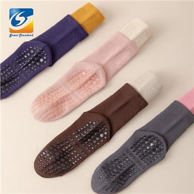 Calzini sportivi con impugnatura antiscivolo a doppio polsino